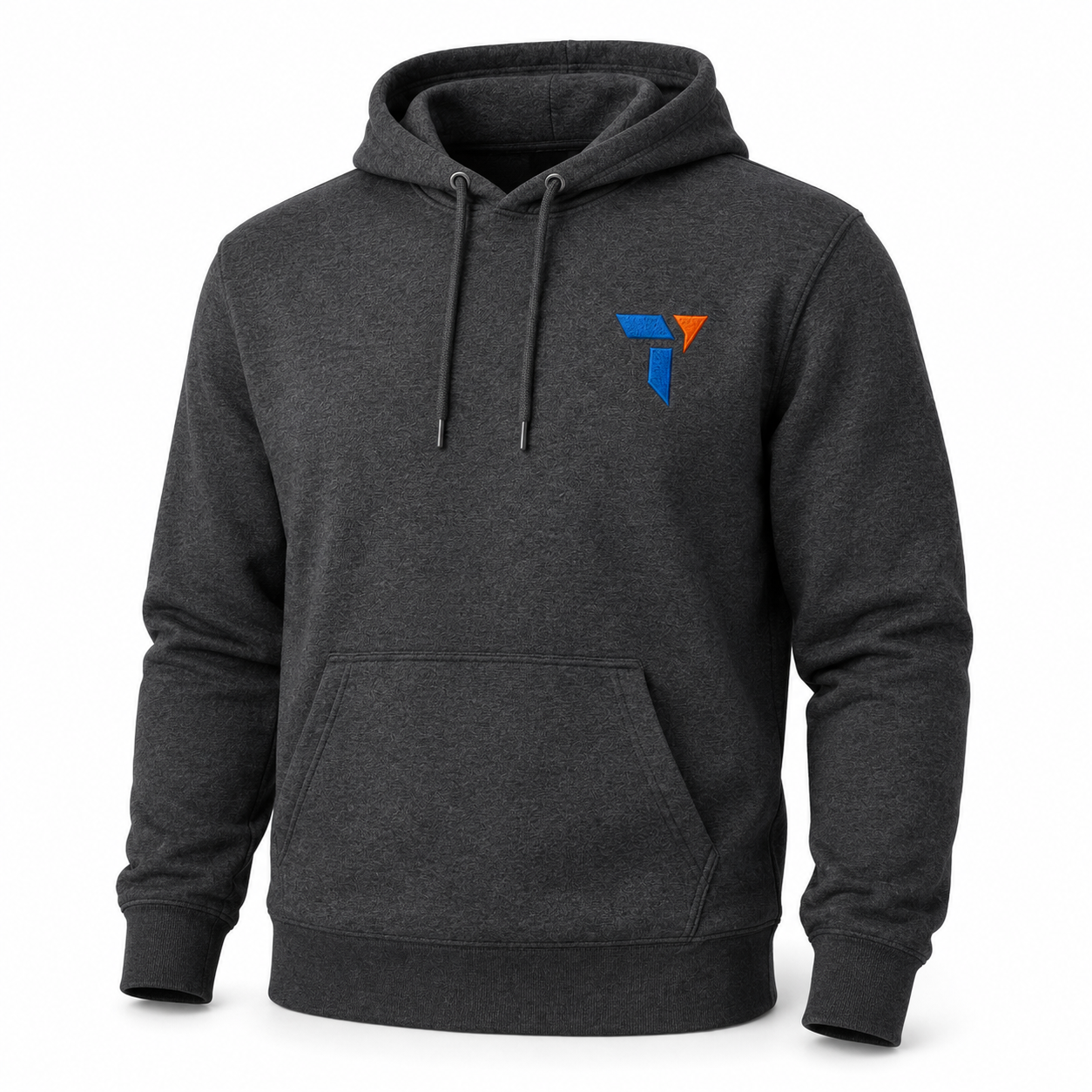 Hoodie — broderie multicolore