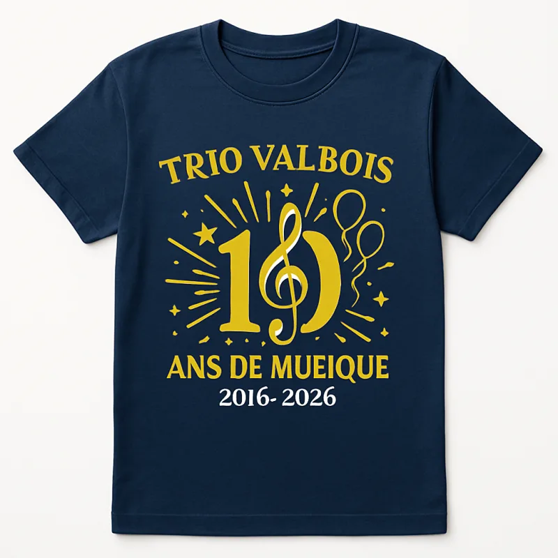 T-shirt DTF fan merch Copains d'Abord