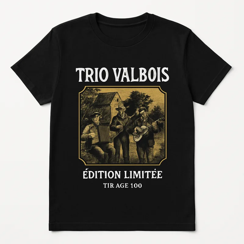 T-shirt sérigraphie noir 2 couleurs DJ