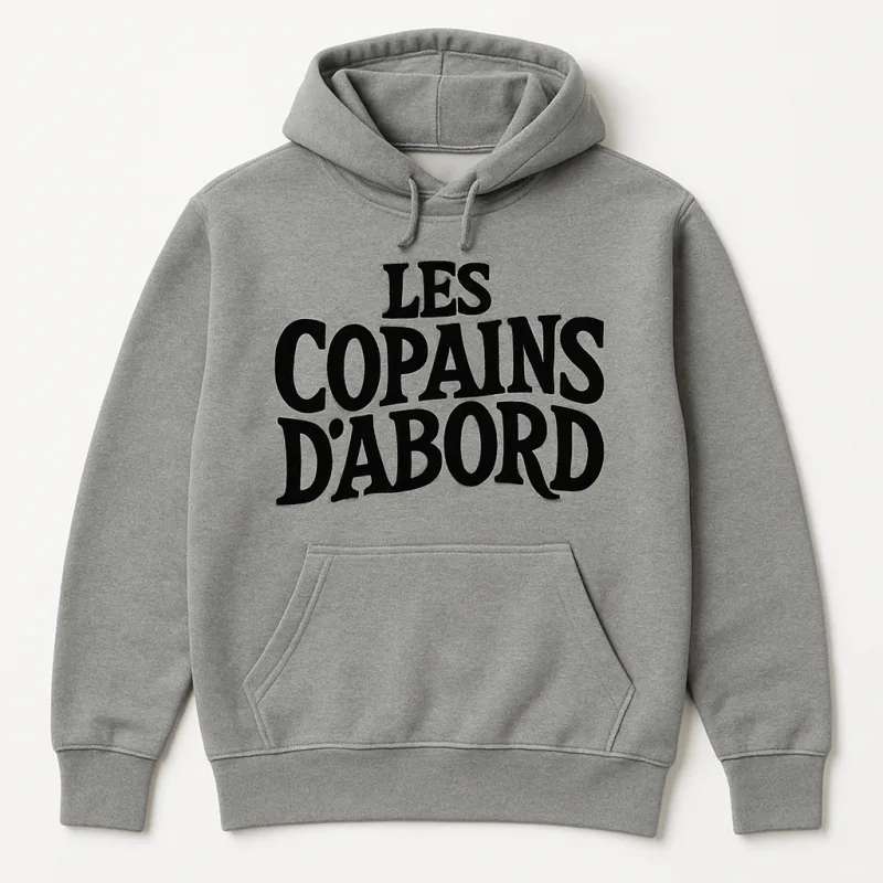 Hoodie sérigraphié tour européen artiste