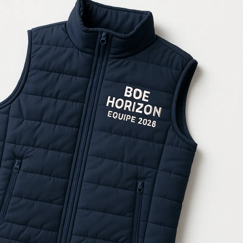 Veste hiver brodée logo club étudiants
