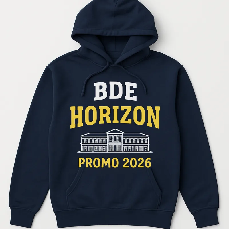 T-shirt DTF BDE Horizon soirée étudiante