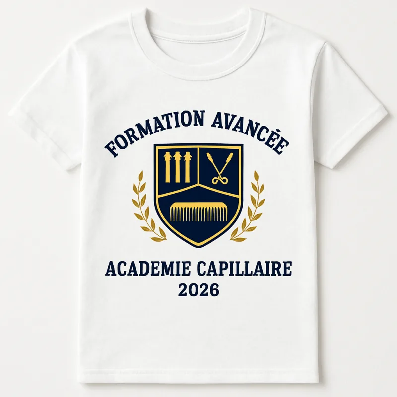 T-shirt DTF formation académie capillaire