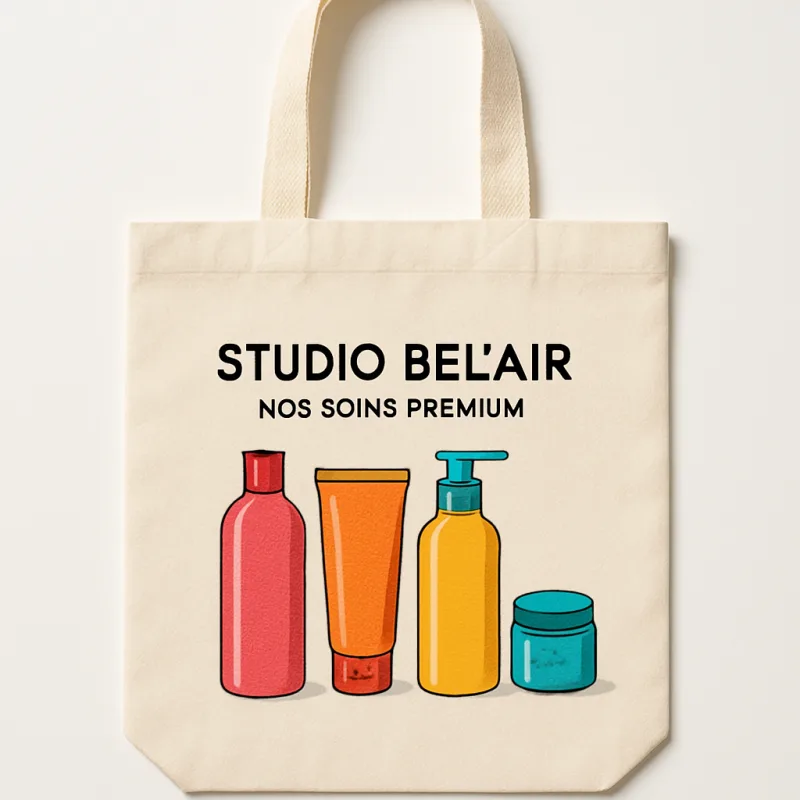 Tote bag DTF soins premium Studio Bel'Air
