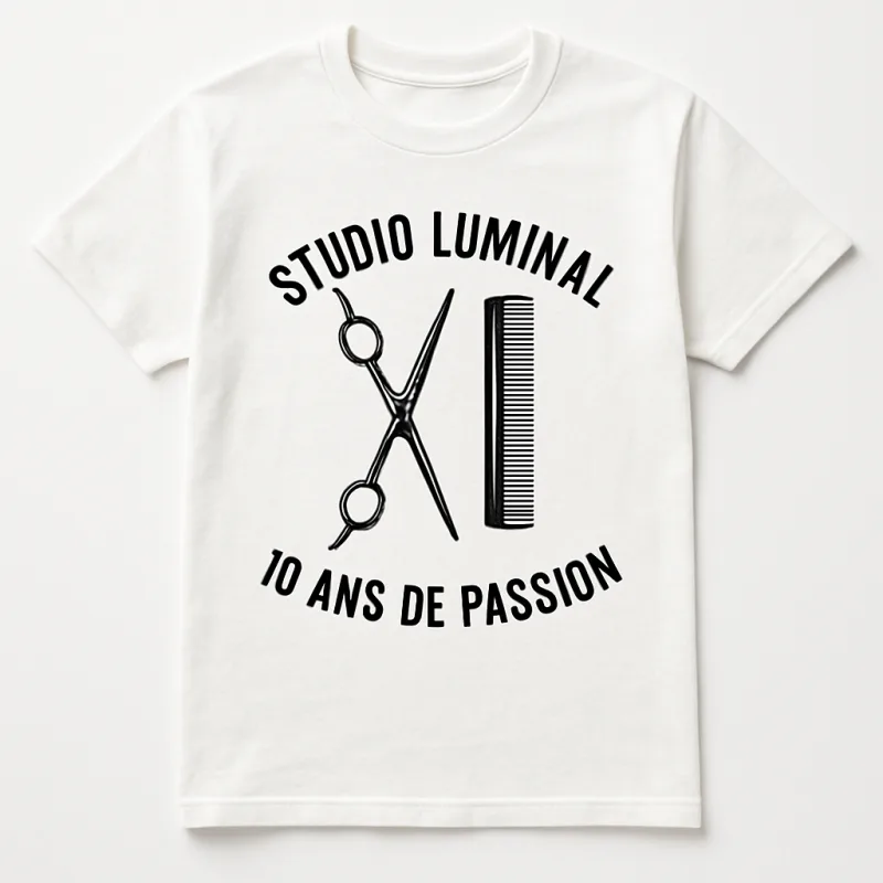 T-shirt sérigraphie rose texte esthétique