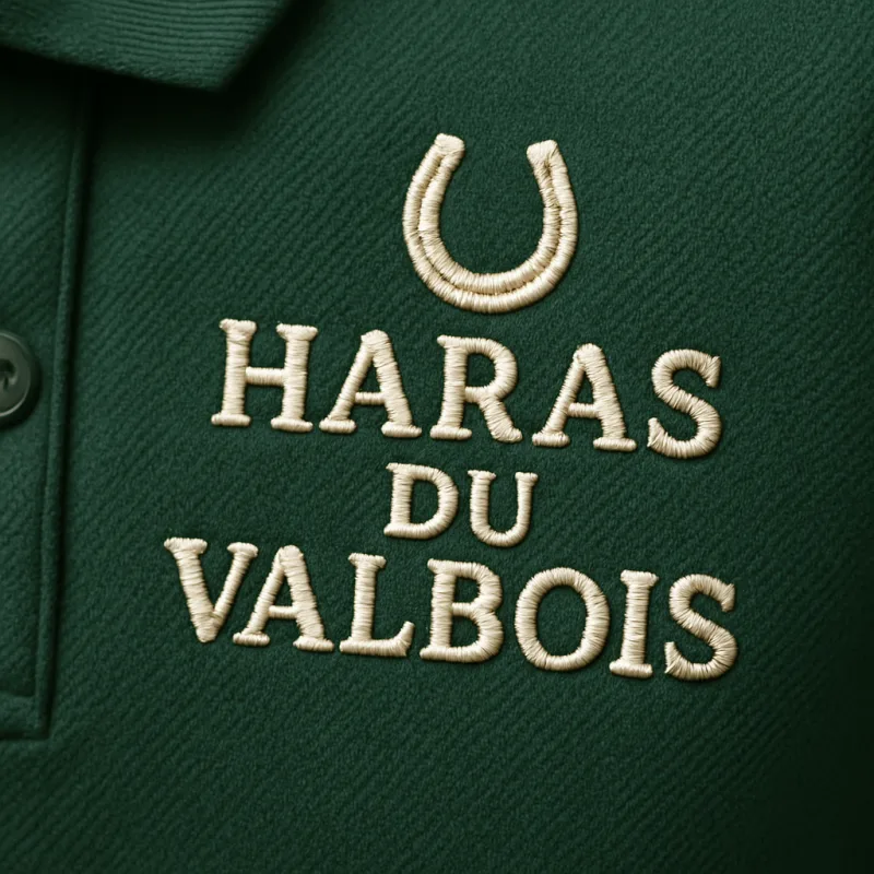 Polo Haras du Valbois brodé