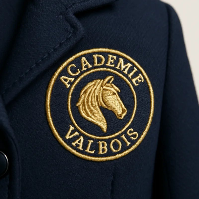Veste enfant académie brodée
