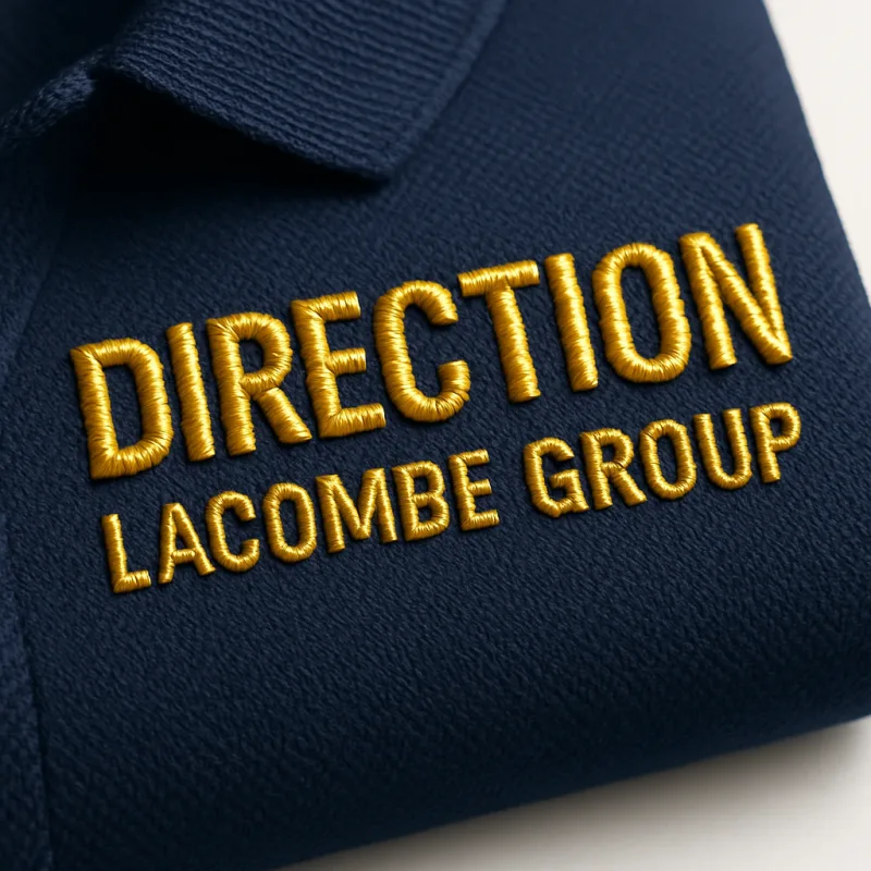 Polo direction brodé Lacombe Group