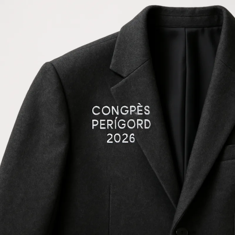 Blazer VIP brodé congrès Périgord