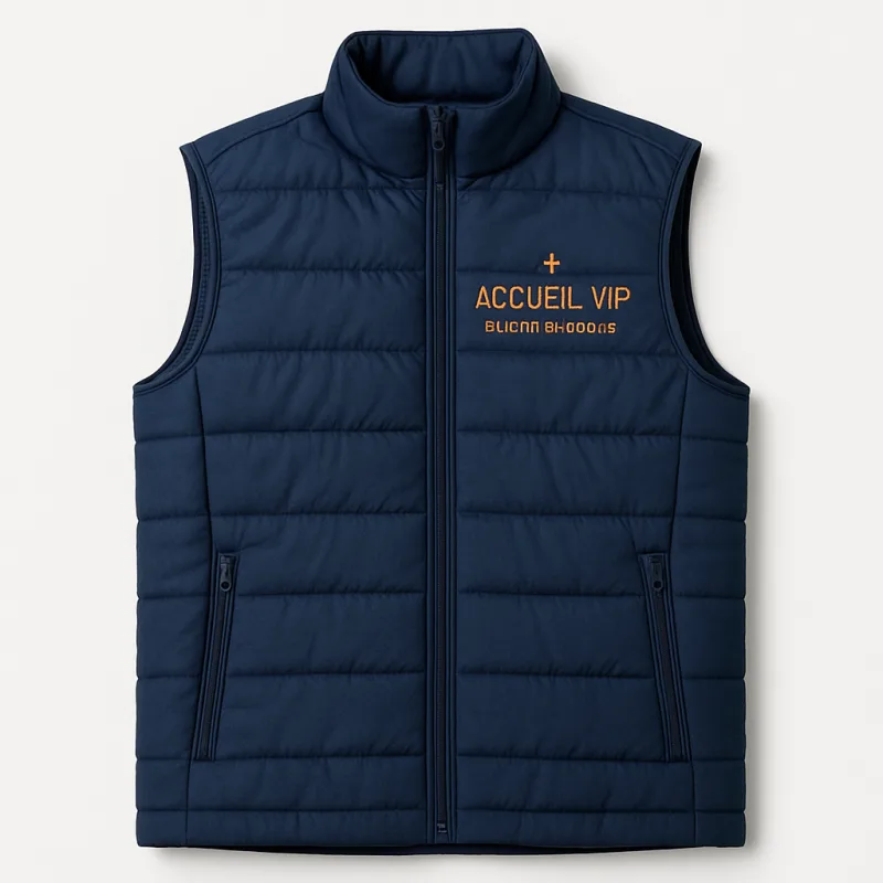 Gilet DTF accueil VIP Lacombe Group