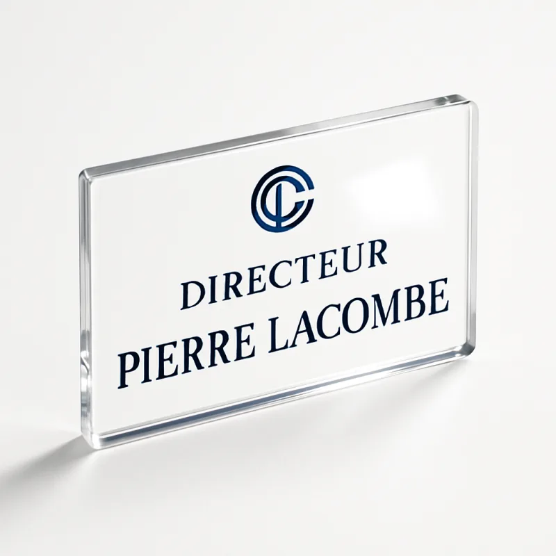 Plaque bureau UV directeur Pierre Lacombe