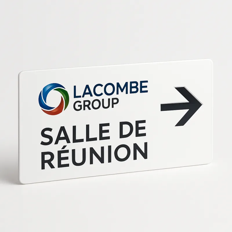 Panneau PVC UV salle réunion Lacombe