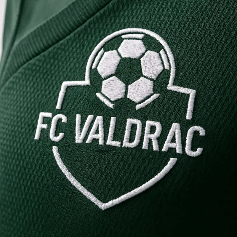 Maillot football brodé FC Libourne