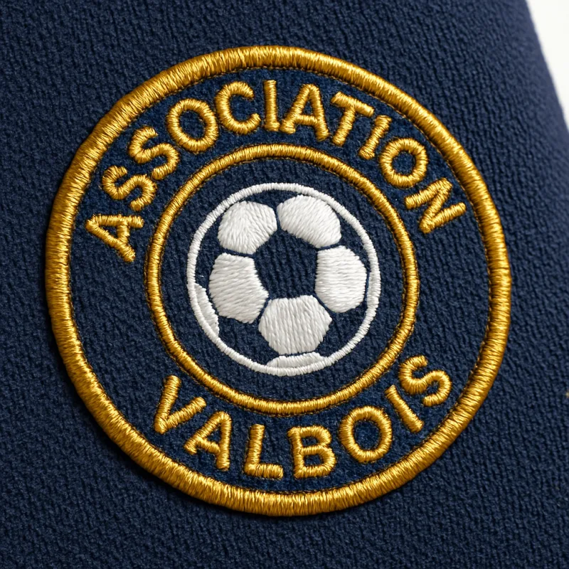 Polo football brodé association