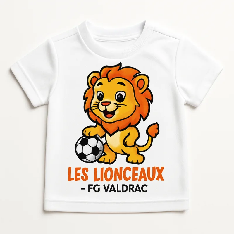 Maillot enfant mascotte DTF