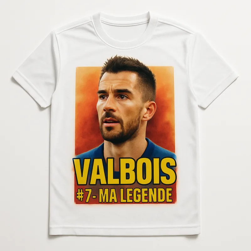 Maillot fan photo joueur DTF