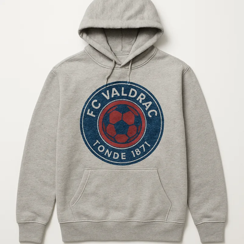 Hoodie supporter DTG illustration