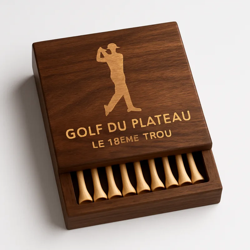Trophée acrylique gravé champion golf