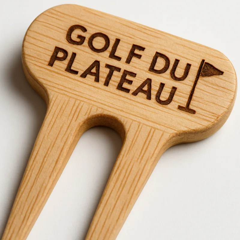 Balle golf gravée initiales joueur