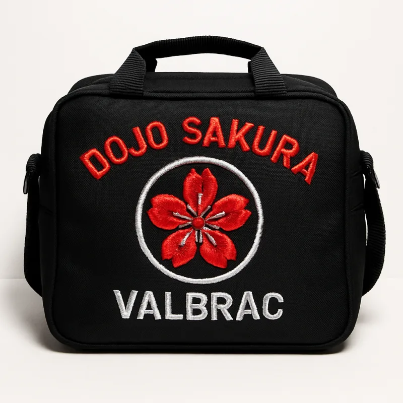 Sac sport brodé badge dojo