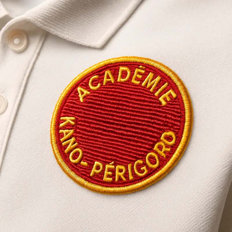 Polo coach brodé badge club