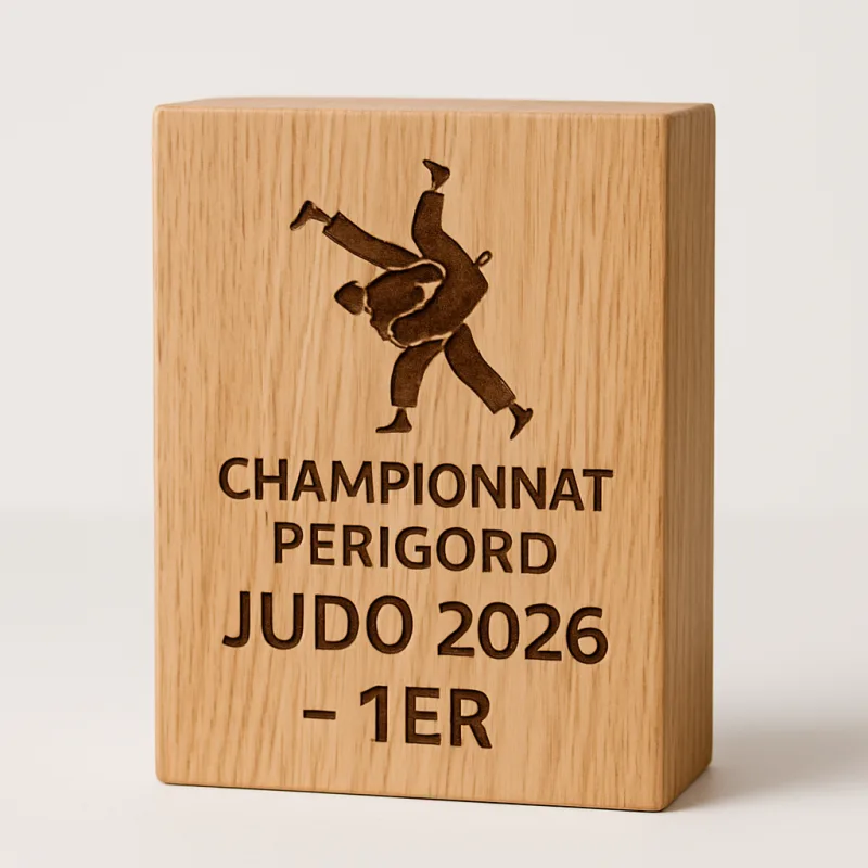 Trophée chêne gravé championnat